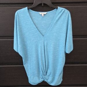 Juicy Couture Blue V-Neck Women's Top